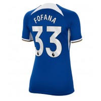 Camiseta Chelsea Wesley Fofana #33 Primera Equipación para mujer 2023-24 manga corta
